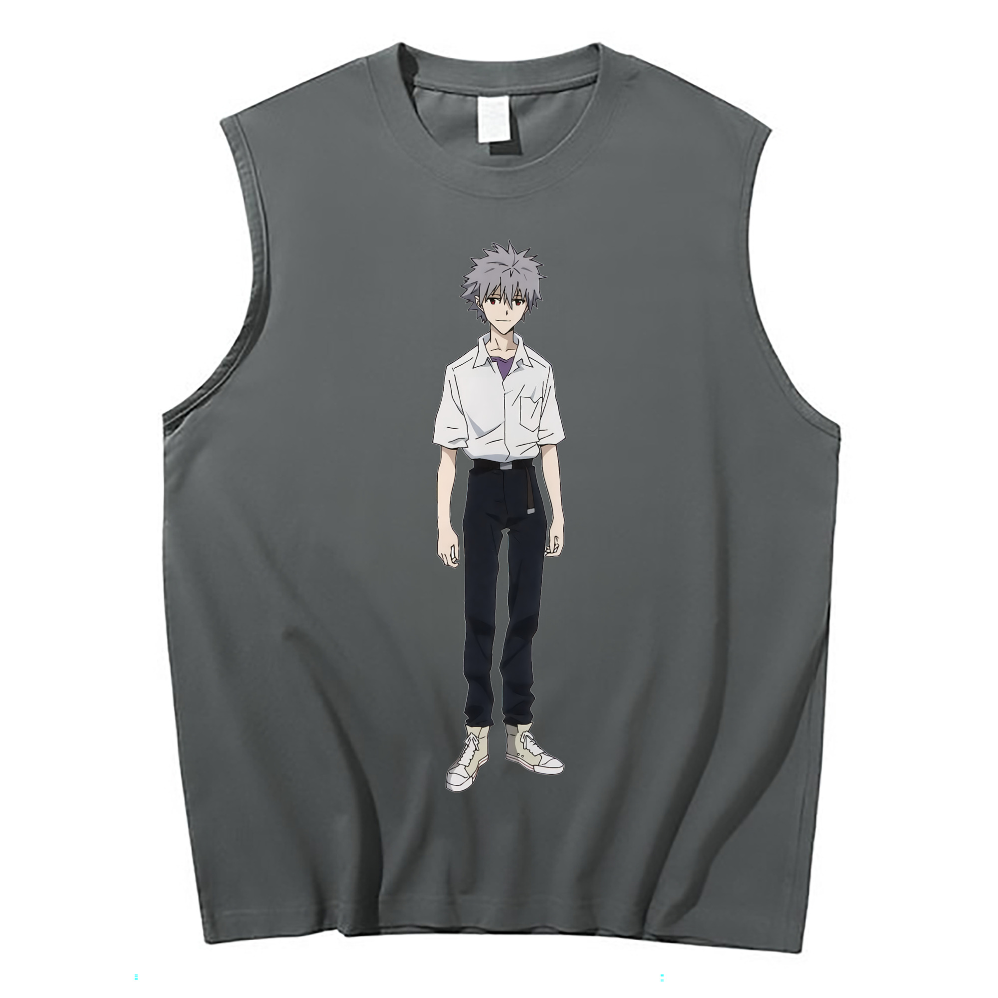 （画像用） EVA 新世紀エヴァンゲリオン コットン100％タンクトップ（フロントプリント）